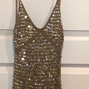 XSmall BCBG Midi Length Sequined Dress
